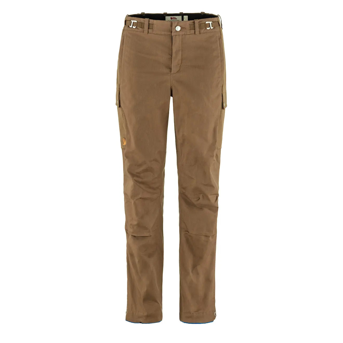 Women’s leggings for active lifestyle -Fjallraven Womens Singi X-Trousers Short Leg Wood Brown