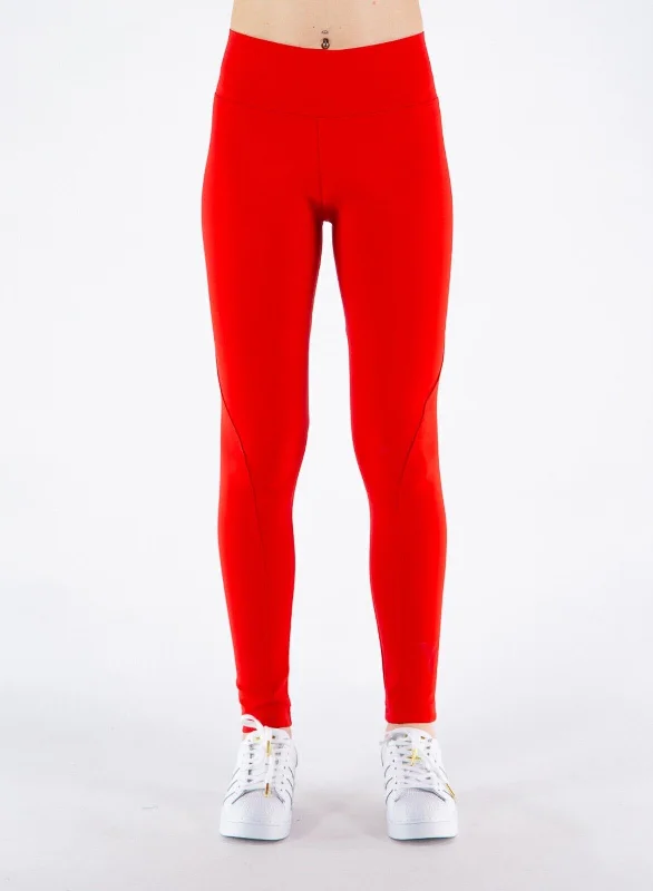 Women’s leggings for active lifestyle -Adidas Y-3 Classic GV2801 Tight Leggings Women's Scarlet Stretch Slim Fit APP381