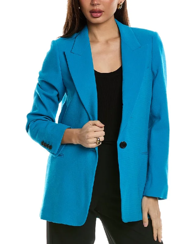 Women’s vintage coats for retro-inspired style -Reiss Blake Wool Blazer