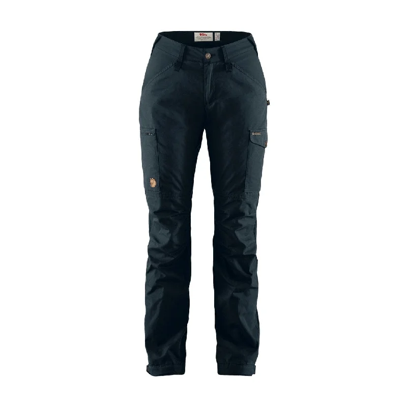 Women’s denim capris for summer style -Fjallraven Womens Kaipak Curved Trousers Dark Navy