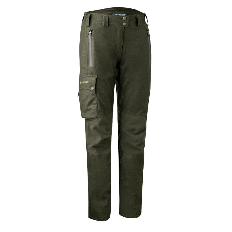 Women’s jogger pants for relaxed fit -Deerhunter Lady Raven Trousers Elmwood