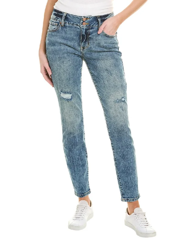 Women’s ripped jeans for casual street style -cabi Adventure Cinch Skinny Jean