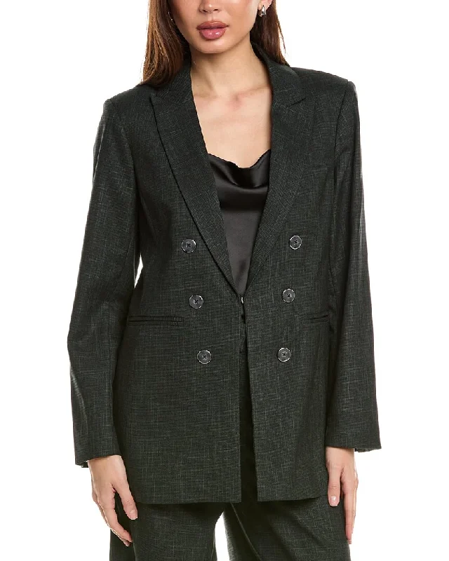 Women’s leather jackets for edgy look -Tahari ASL Blazer