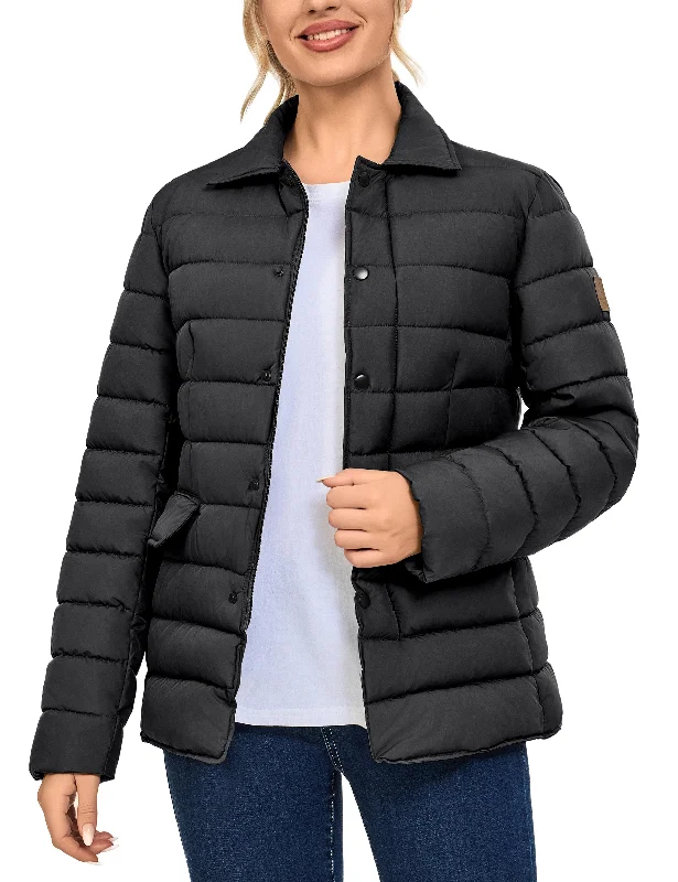 Women’s stylish rain jackets for wet days -Women's Warm Windproof Puffer Jacket