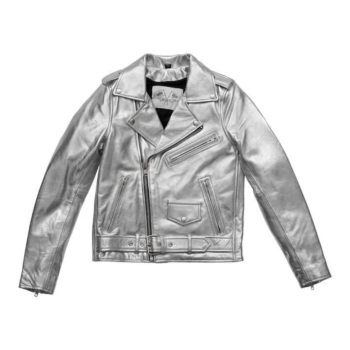 Women’s tailored coats for polished look -Deirdre - Women's BHBR Motorcycle Leather Jacket