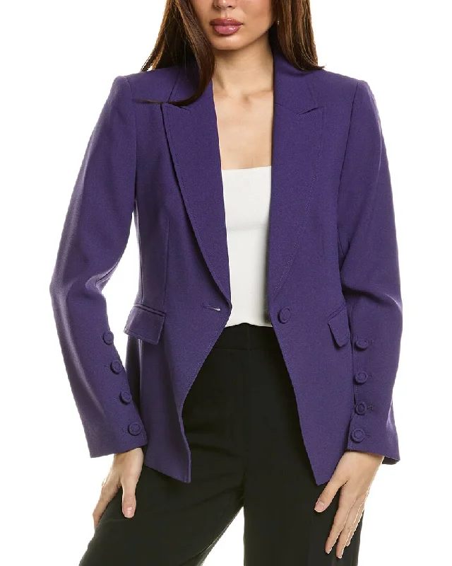 Women’s sherpa jackets for warm, fuzzy comfort -Tahari ASL Blazer