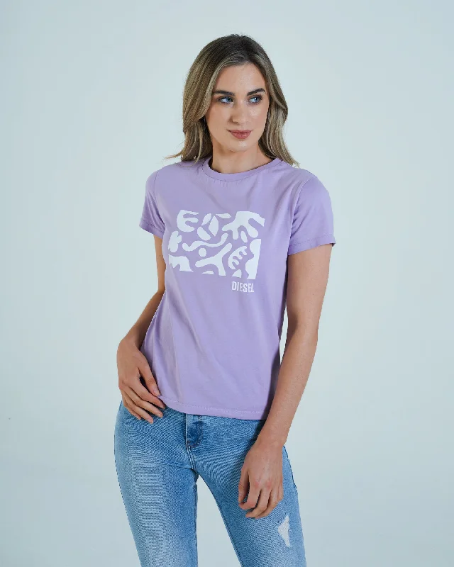 Women’s casual blouse tops for office wear -Emmy Tee Dusky Lilac