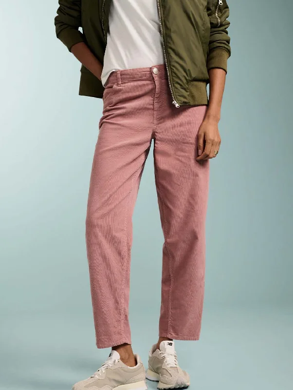 Women’s leather pants for bold fashion -Jura Organic Cotton Trousers | Pink