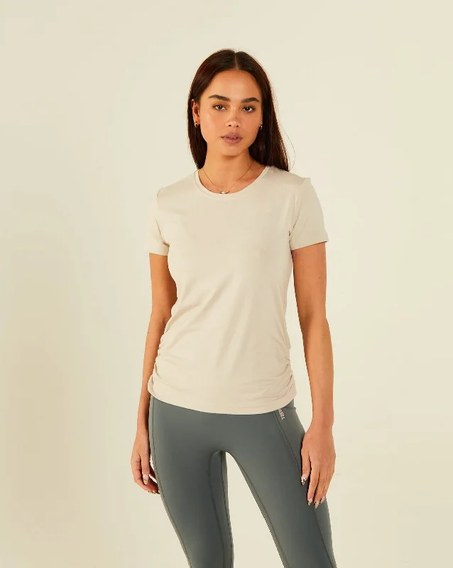 Women’s casual t-shirt tops for everyday outfits -Tala Tee Soft Clay