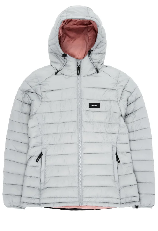 Women’s zippered coats for casual wear -Finisterre Women's Nimbus Hooded Jacket - Whale