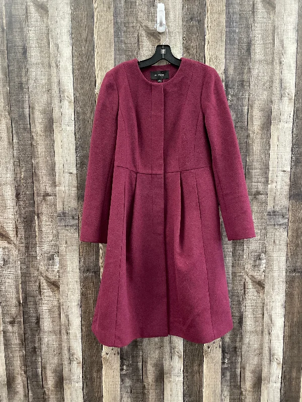 Women’s sherpa jackets for warm, fuzzy comfort -Red Coat Wool Ann Taylor, Size S