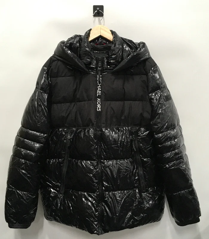 Women’s denim outerwear jackets for laid-back look -Coat Puffer & Quilted By Michael By Michael Kors  Size: Xl