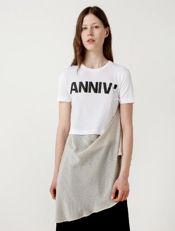 Women’s fitted tops for sleek look -ANNIV Tee with Skirt Rubber/Olive