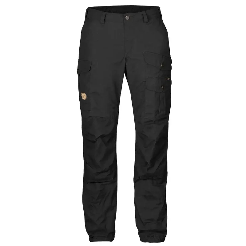 Women’s bootcut leggings for relaxed fit -Fjallraven Womens Vidda Pro Trousers Regular Black / Black