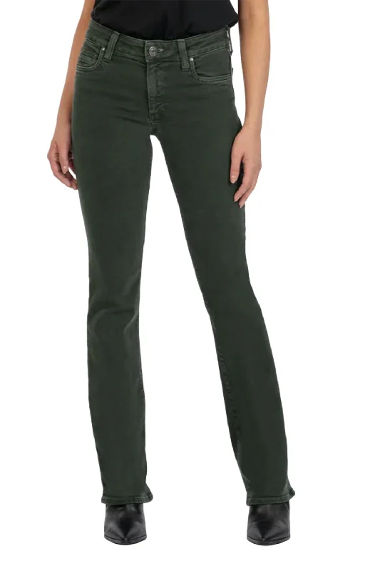 Women’s flare pants for retro-inspired style -Natalie Bootcut In Green