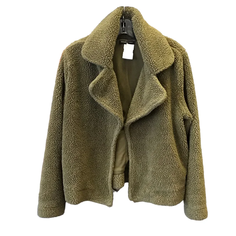 Women’s sherpa jackets for warm, fuzzy comfort -Coat Faux Fur & Sherpa By Banana Republic