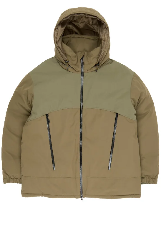 Women’s camouflage jackets for rugged fashion -Pilgrim Surf + Supply Richter Down Jacket - Olive