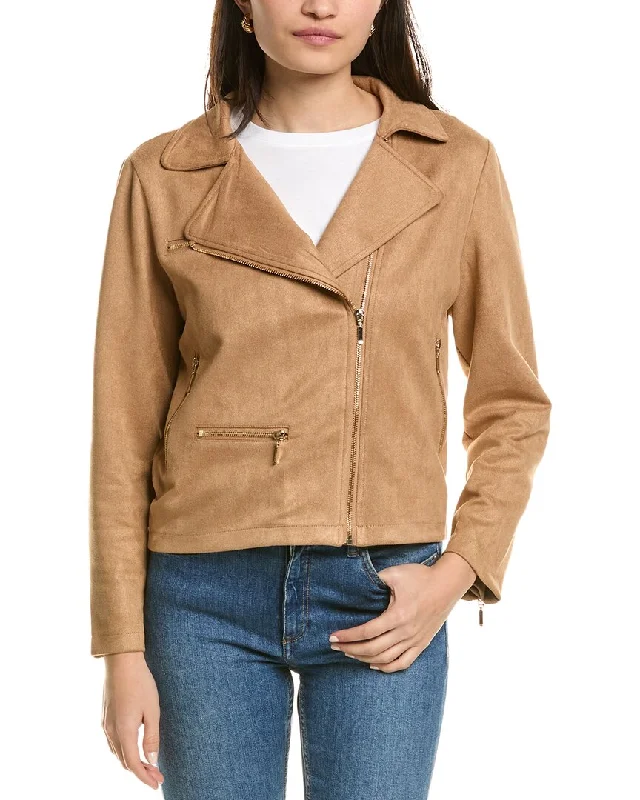 Women’s cargo jackets for utility fashion -Pascale La Mode Asymmetrical Zip Jacket