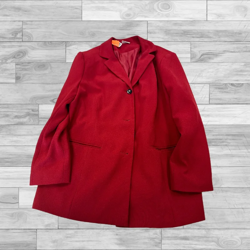 Women’s faux suede jackets for stylish appeal -Red Coat Other Koret, Size L