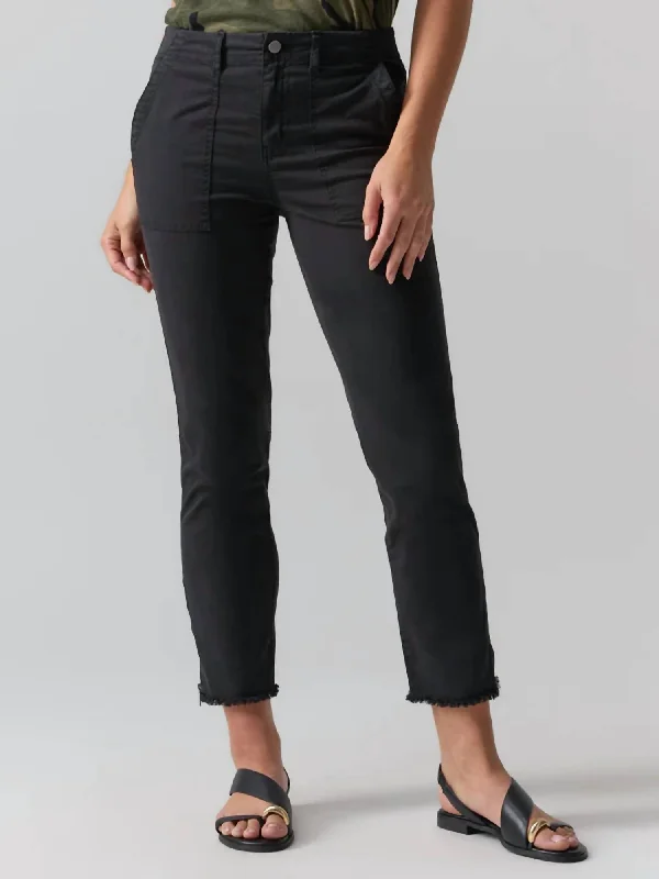 Women’s high-waisted leggings for flattering fit -Peace Maker Pant In Black