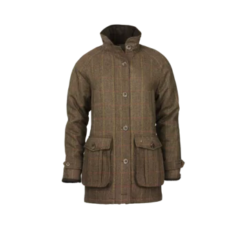 Women’s outdoor parkas for cold weather -Laksen Lady's Blair Tweed Shooting Coat