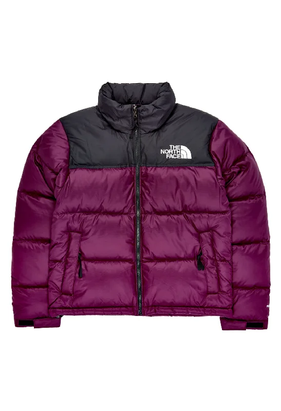 Women’s oversized jackets for comfortable wear -The North Face 1996 Retro Nuptse Women's Jacket - Gravity Purple Print