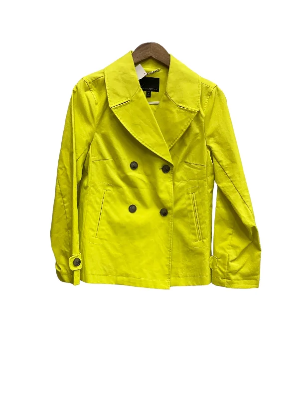 Women’s wool blend jackets for warmth and style -Coat Raincoat By Banana Republic  Size: M