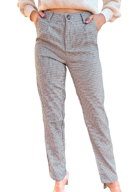 Women’s cargo pants for casual chic -What A Sparkle Pants In Multi/plaid