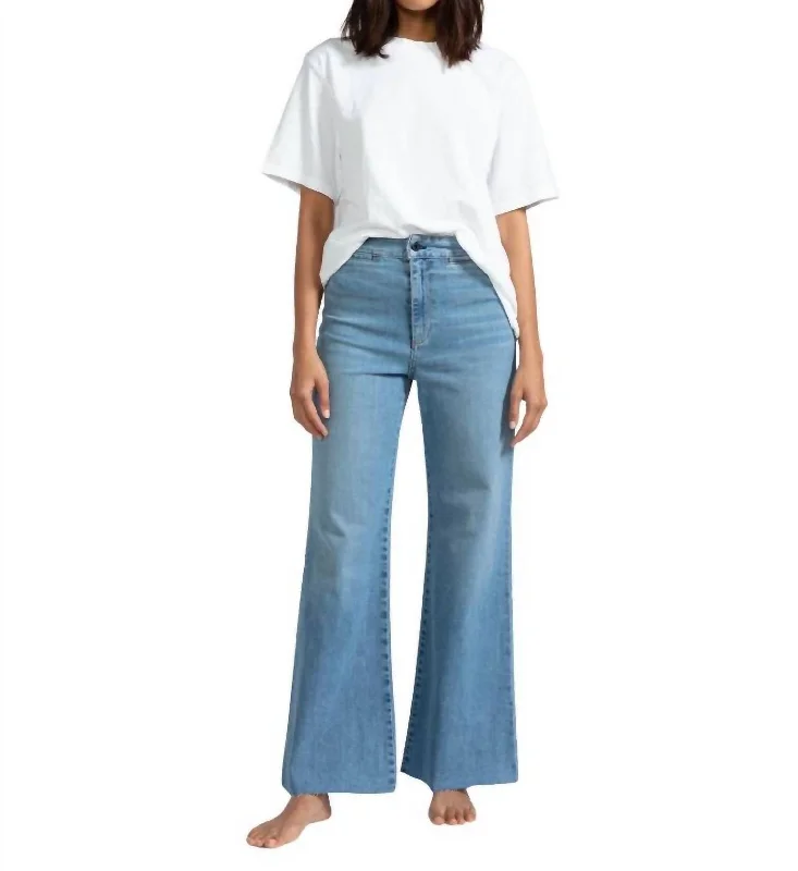 Women’s low-rise jeans for casual outfits -Cropped Brighton Jean In Barrio