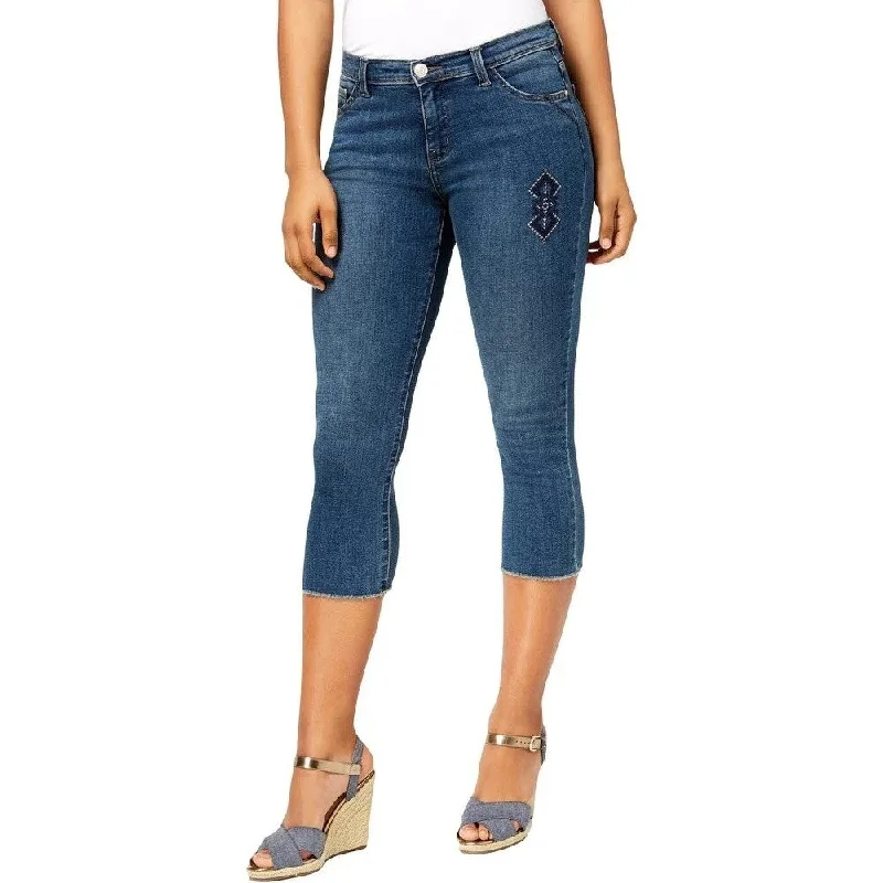 Women’s bell-bottom pants for 70s-inspired style -Lee Jeans Women's Kyla Capri Jeans Denim Slimming Fit Size 12" - Blue - 12