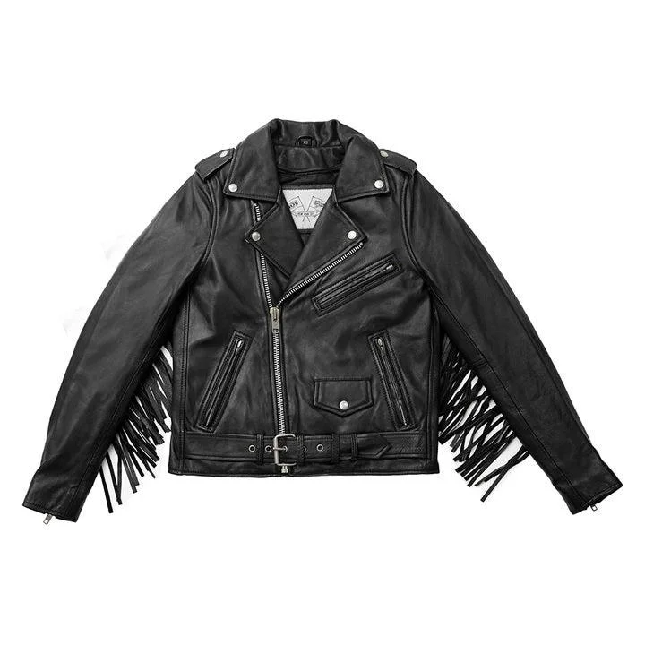 Women’s reversible jackets for versatile wear -Lesley - Women's Motorcycle Leather Jacket - BHBR