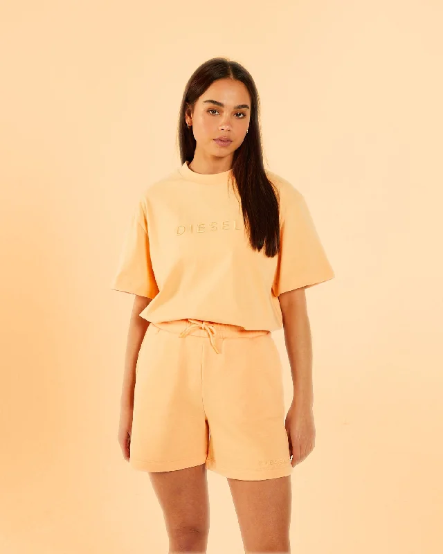 Women’s cropped blouse tops for chic appearance -Arlene Tee Summer Peach