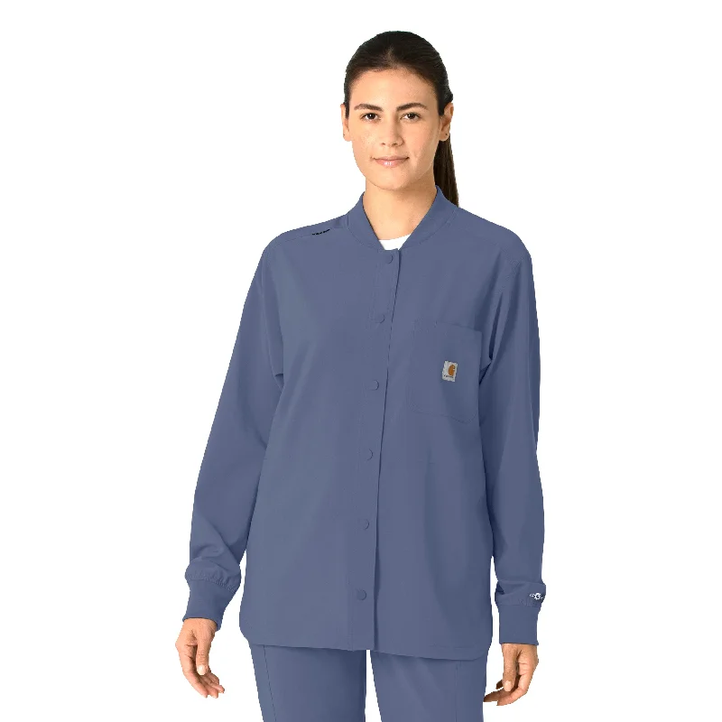 Women’s satin tops for elegant occasions -Carhartt Force Cross-Flex Women's Shirt Jacket - Riverside