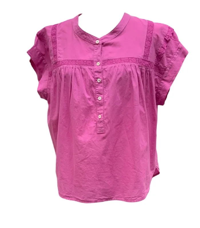 Women’s silk camisole tops for soft feel -Xirena Womens Blouse Pink S